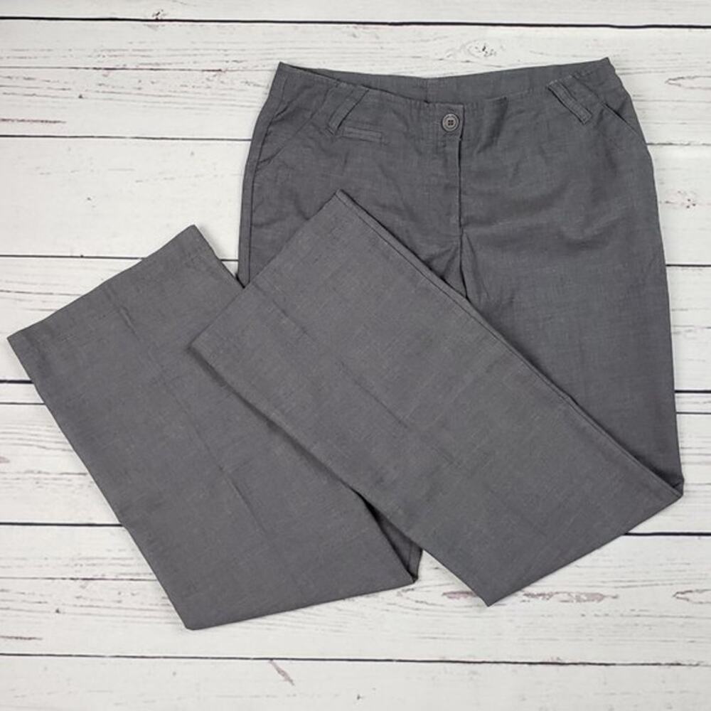 Tracy Evans Limited Gray Mid-Rise Dress Pants Trousers Junior's Size 7